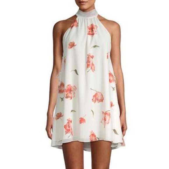 Haute Hippie Dresses & Skirts - Haute Hippie morrison flowing flowers tie shift dress